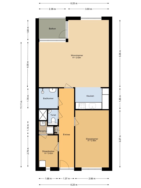 mediumsize floorplan